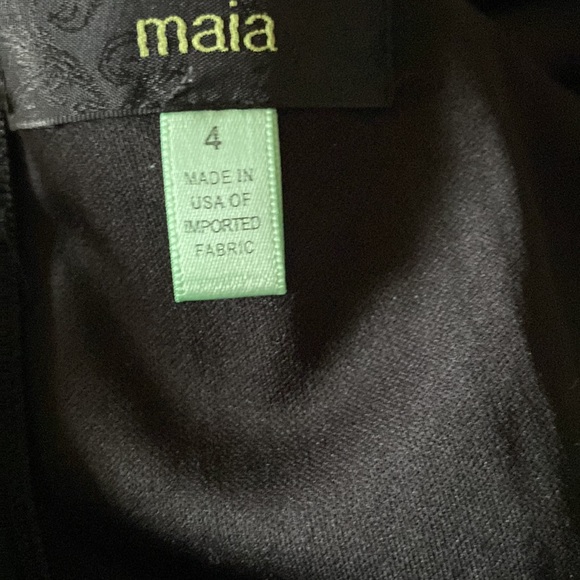 Maia bold colorful dress, cut out back, cap sleeves, side hidden zip size: 4 - Picture 9 of 12